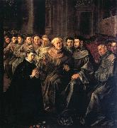 Francisco de herrera the elder St.Bonaventure Enters the Franciscan Order Spain oil painting artist